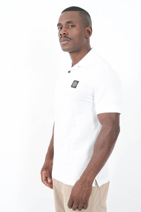 Produit POLO STONE ISLAND BLANC 2200005-V1001