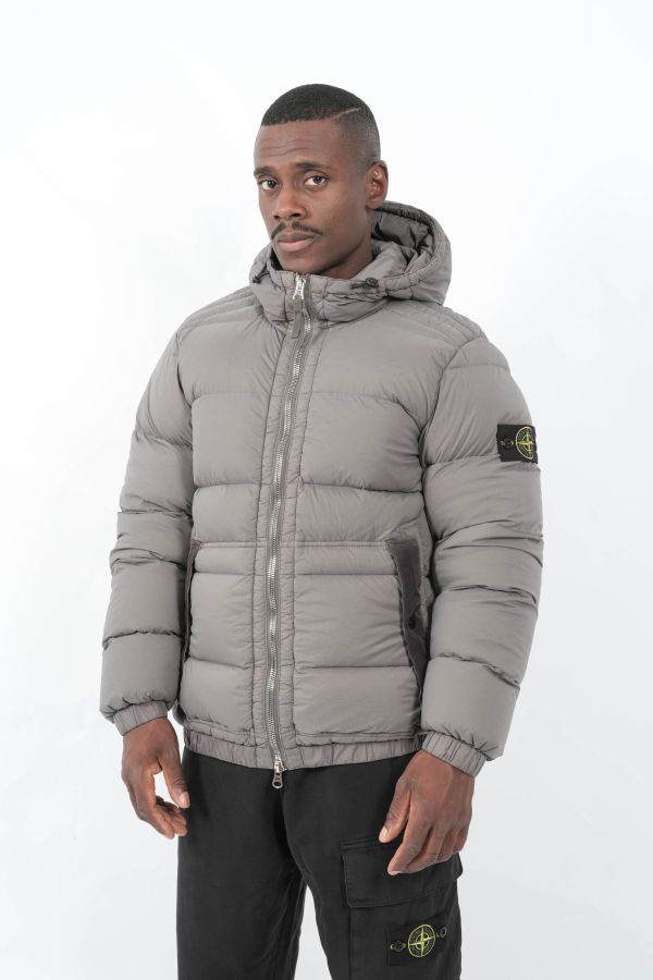 Produit DOUDOUNE STONE ISLAND GRISE 4100040-V006B
