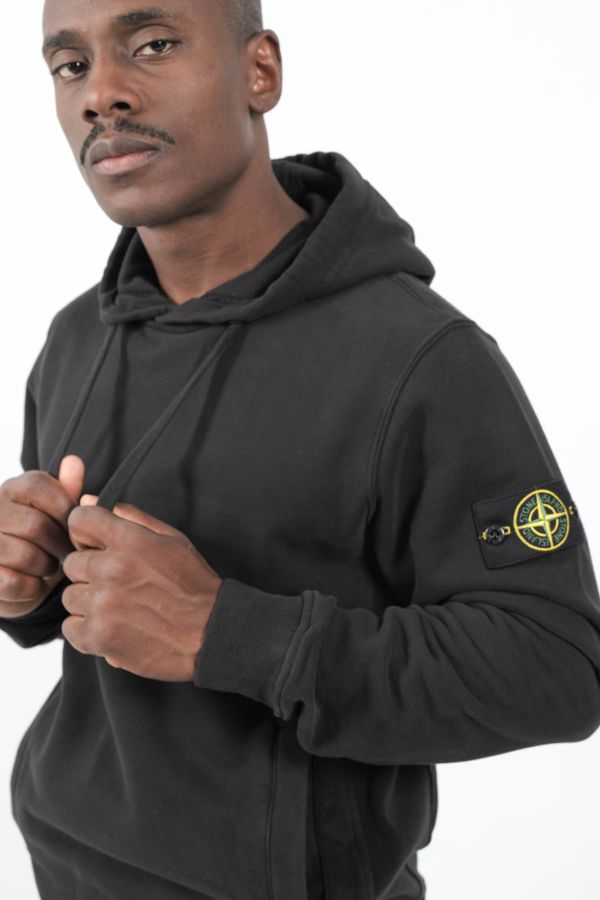 Produit SWEAT STONE SILAND A CAPUCHE NOIR 6100029-V0029