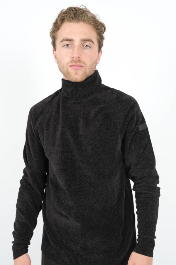 Produit PULL RRD COL ROULE NOIR W25133-10