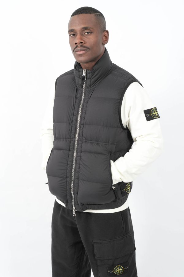 Produit DOUDOUNE SANS MANCHE STONE ISLAND NOIRE G100007-V0029