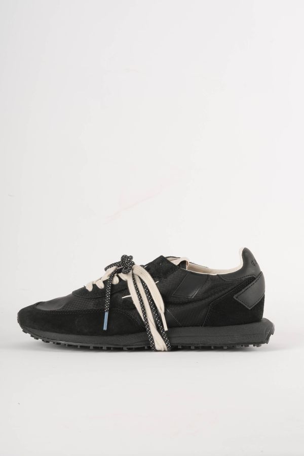Produit GHOUDBASKET NOIR DOUBLE LACETS ROLM-RS02