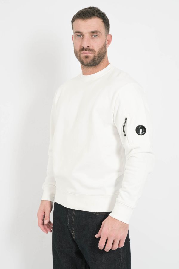 Produit SWEAT COL ROND CP COMPANY BLANC S713A-103