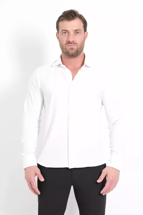 Produit CHEMISE ROBERTO RICCI DESIGN BLANCHE 26252-09