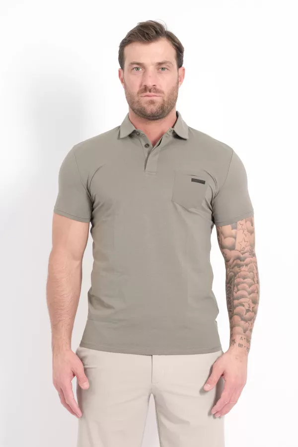 Produit POLO ROBERTO RICCI DESIGN VERT AMANDE 26201-27