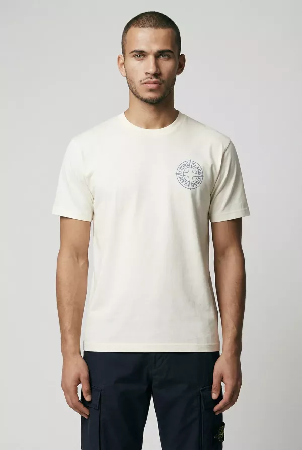 Produit TEE-SHIRT STONE ISLAND ECRU L15S152100001-S0284-V0093