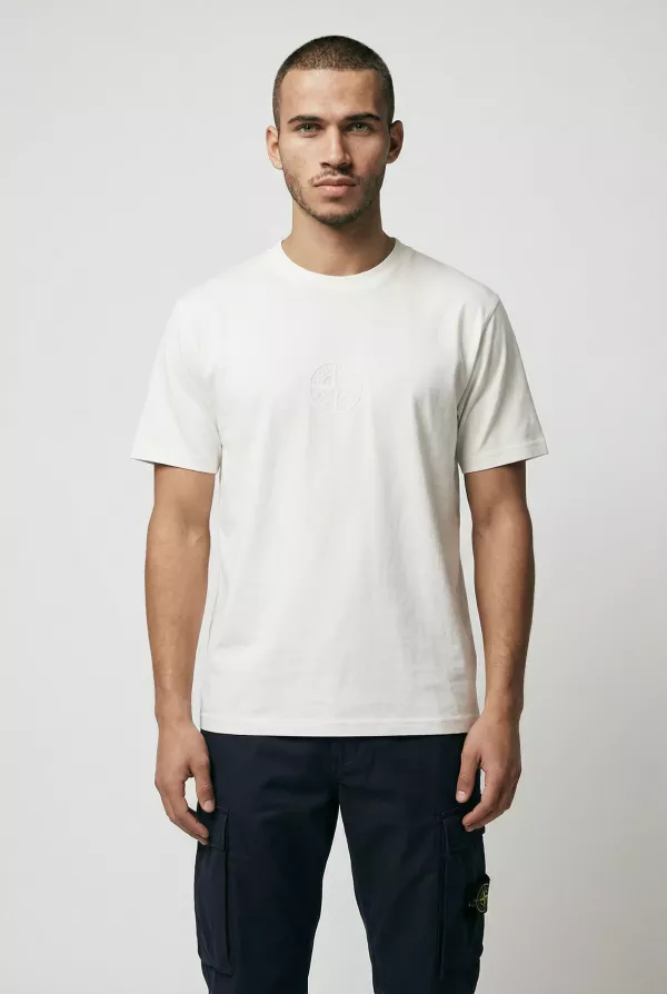 Produit TEE-SHIRT STONE ISLAND ECRU L15S152100001-S0E14-V0093