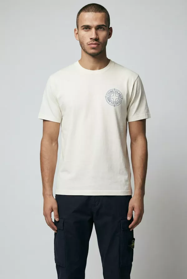 Produit TEE-SHIRT STONE ISLAND ECRU L15S152100001-S0284-V0093