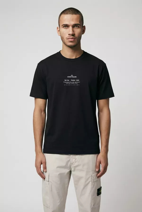 Produit TEE-SHIRT STONE ISLAND NOIR L1S15210001-S0285-V0029