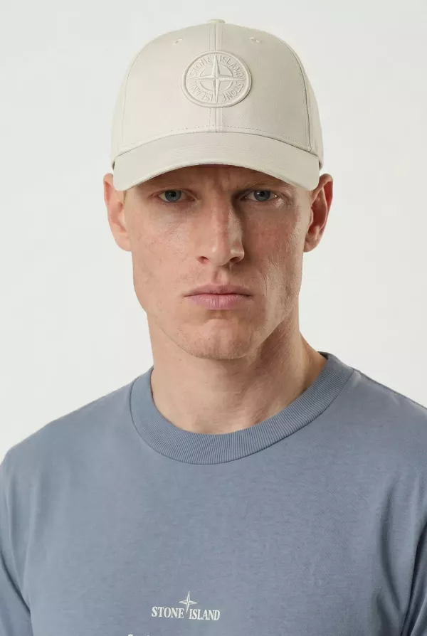 Produit CASQUETTE STONE ISLAND ECRUE 9100013-V0093