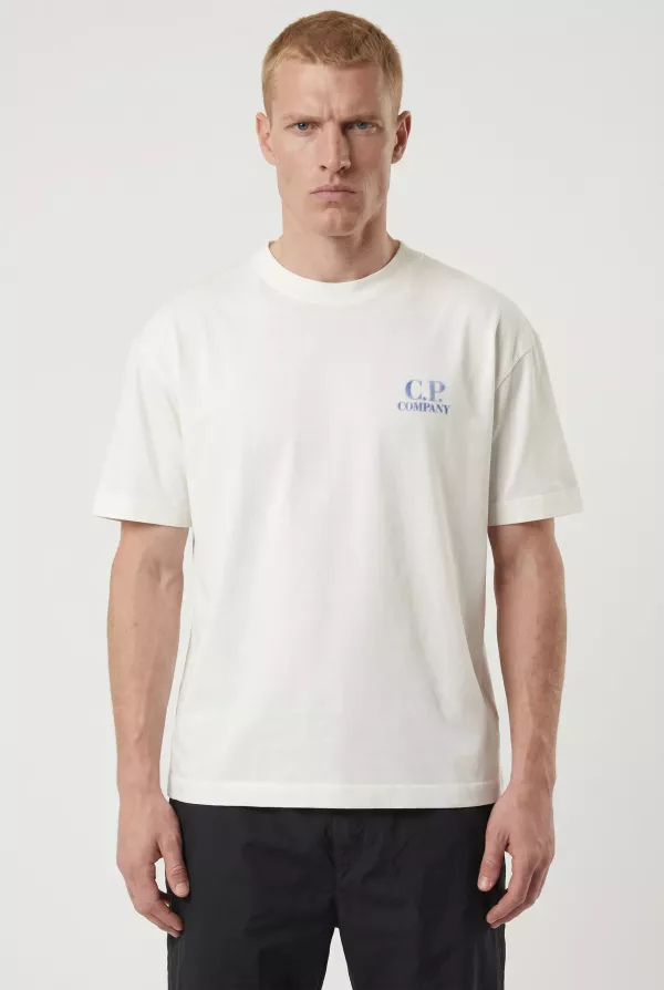 Produit TEE-SHIRT CP COMPANY BLANC S143A-103