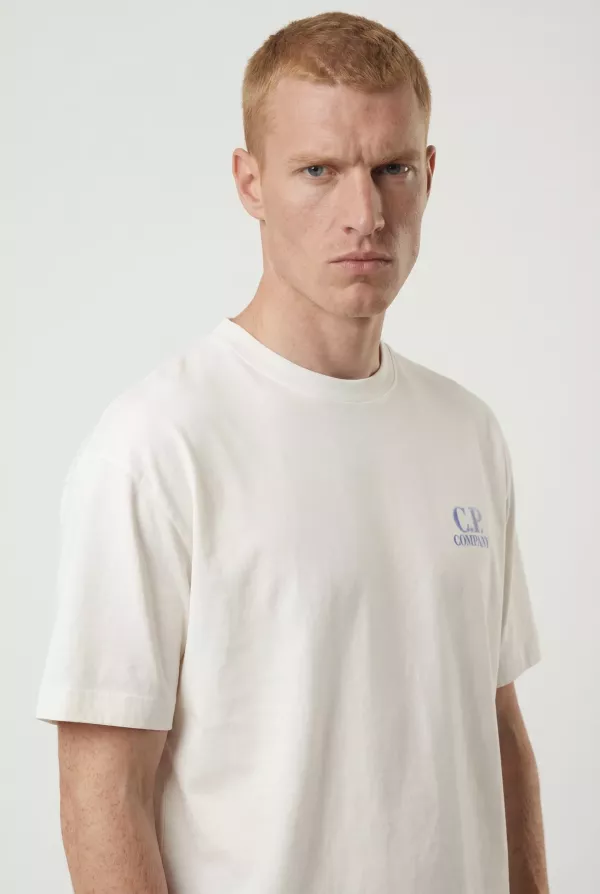 Produit TEE-SHIRT CP COMPANY BLANC S143A-103