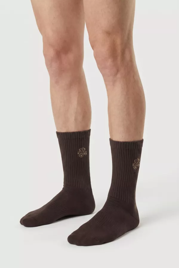 Produit CHAUSSETTE MARRON A TREFLE NN.07 TENNIS SO-826