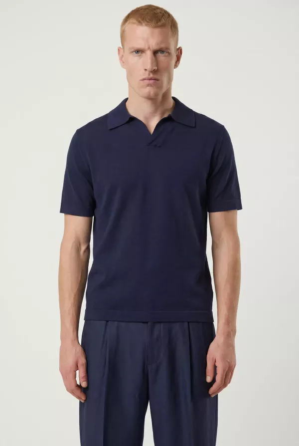 Produit POLO BLEU MARINE NN.07 RYANPOLO-200