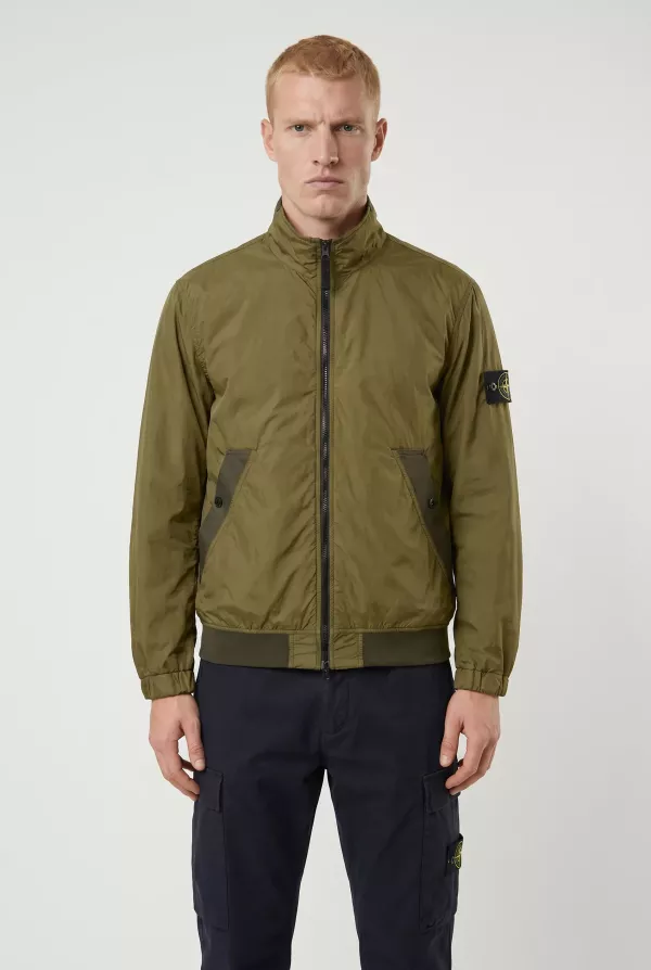 Produit BLOUSON STONE ISLAND KAKI 4100111-V005G