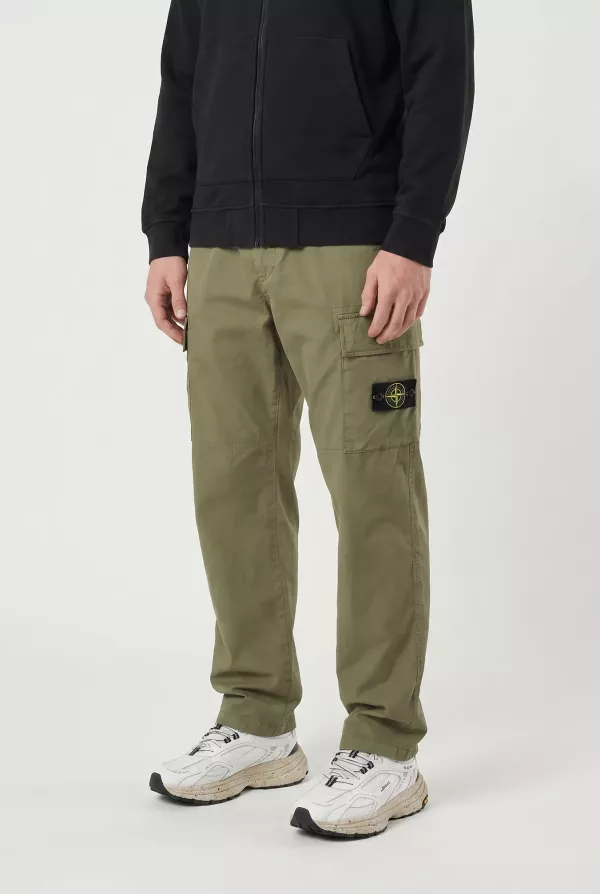 Produit PANTALON STONE ISLAND KAKI 3100020-V005G