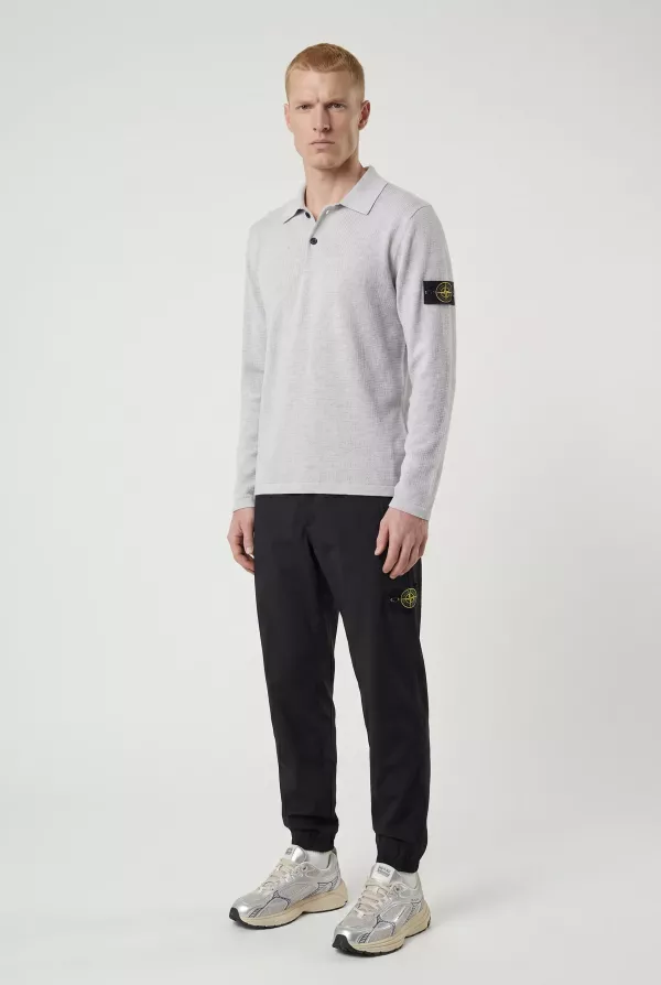 Produit POLO STONE ISLAND GRIS 5100024-V0M61