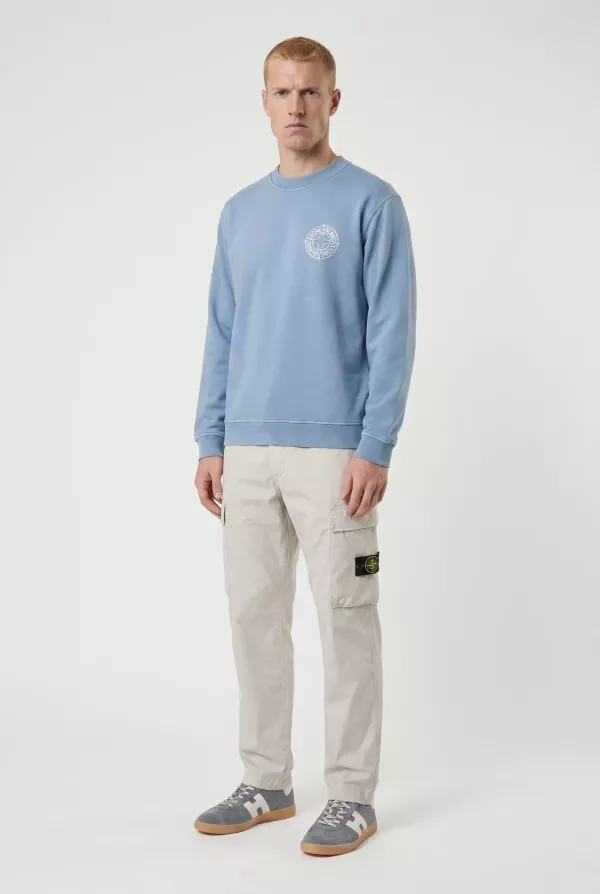 Produit SWEAT STONE ISLAND BLEU 6100001-V0024