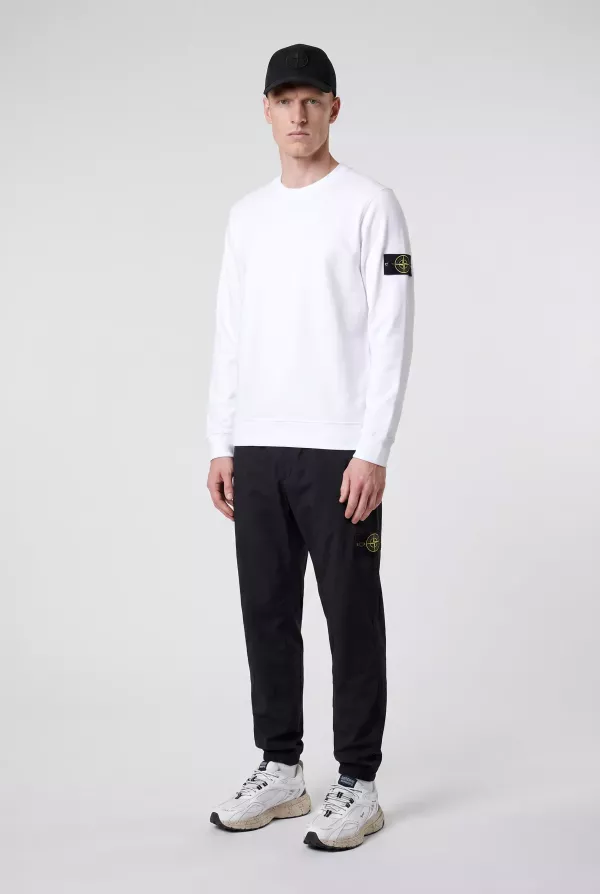Produit SWEAT STONE ISLAND BLANC 6100060-V0001