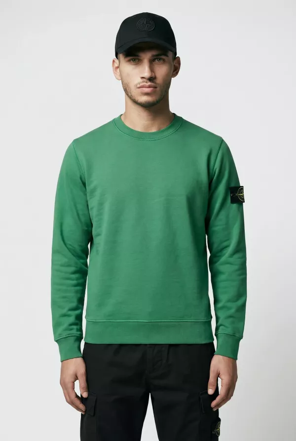 Produit SWEAT STONE ISLAND KAKI 6100060-V005H
