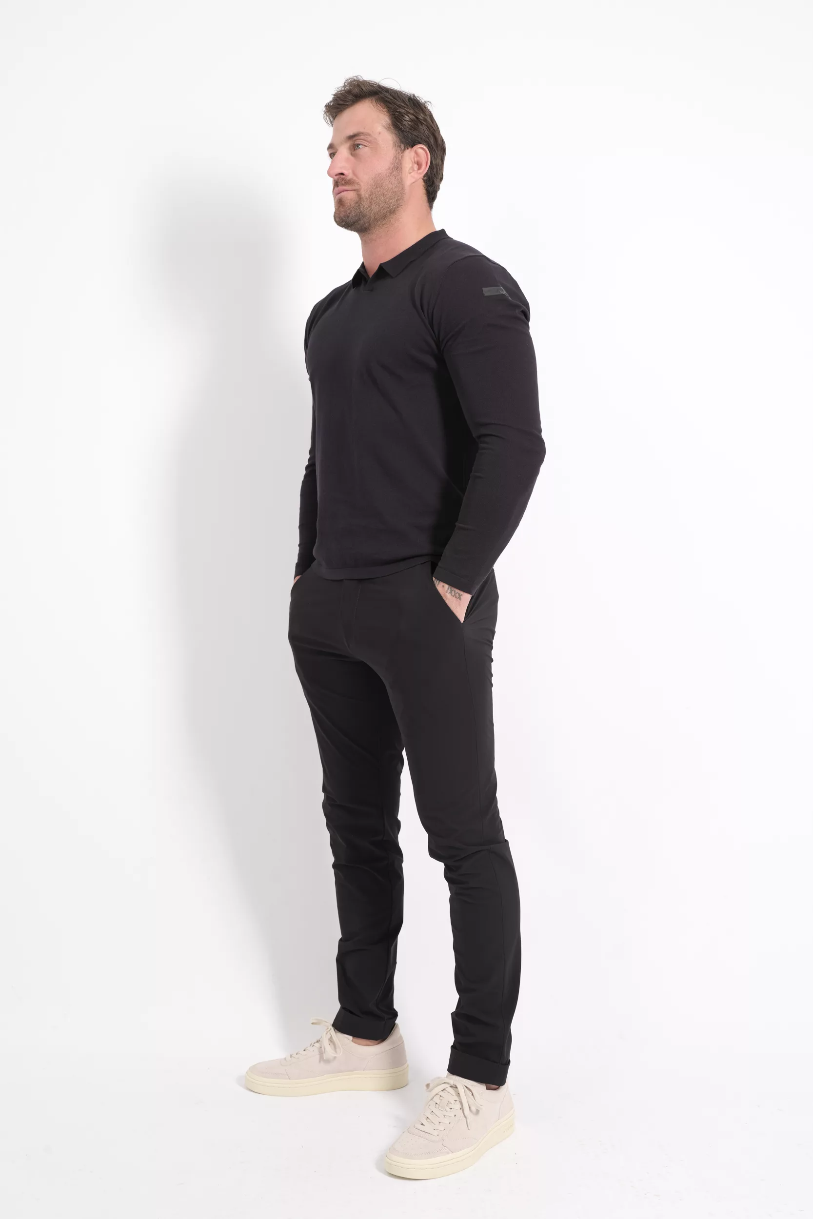 PANTALON ROBERTO RICCI DESIGN NOIR 26300-10