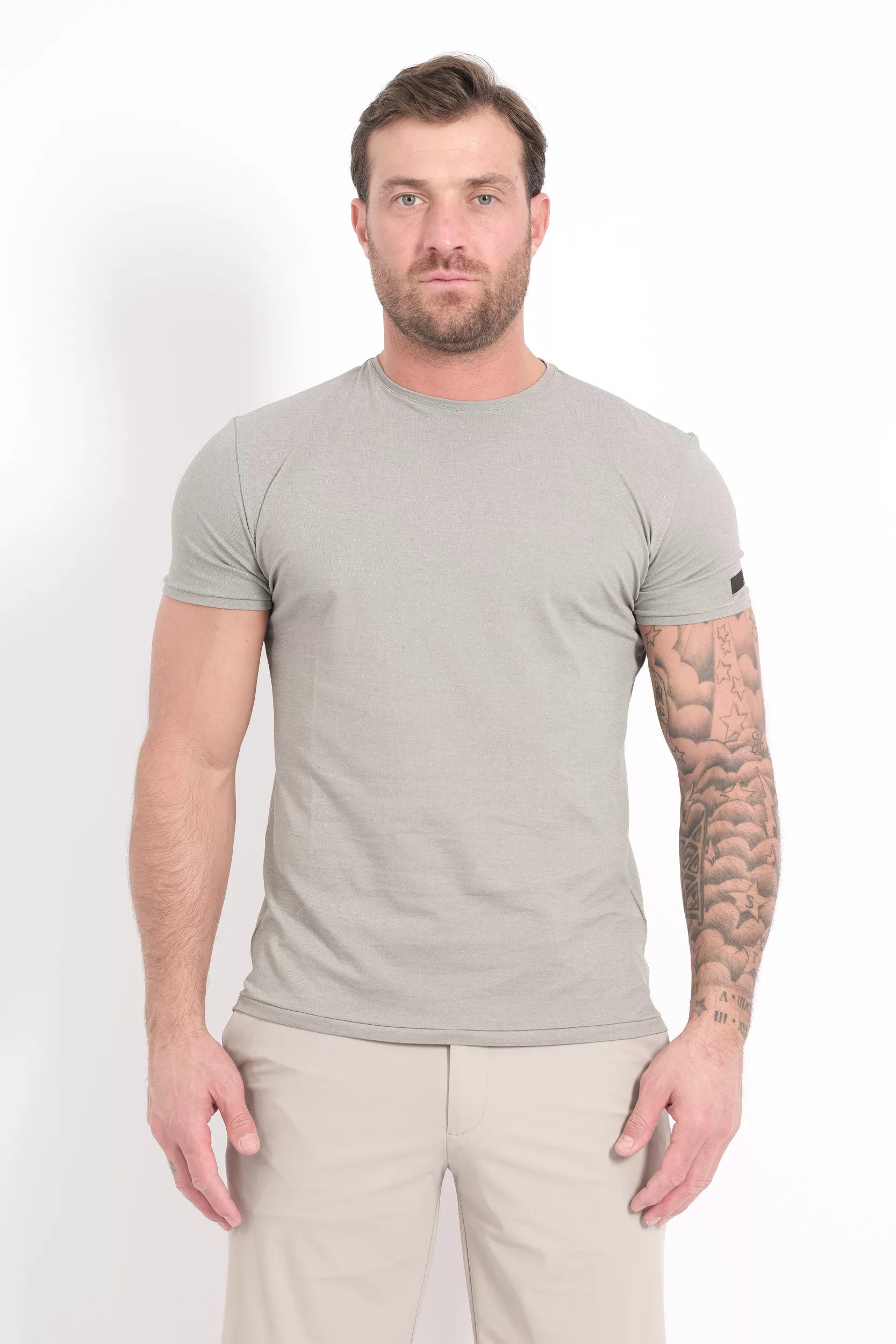TEE-SHIRT ROBERTO RICCI DESIGN VERT AMANDE 26221-27