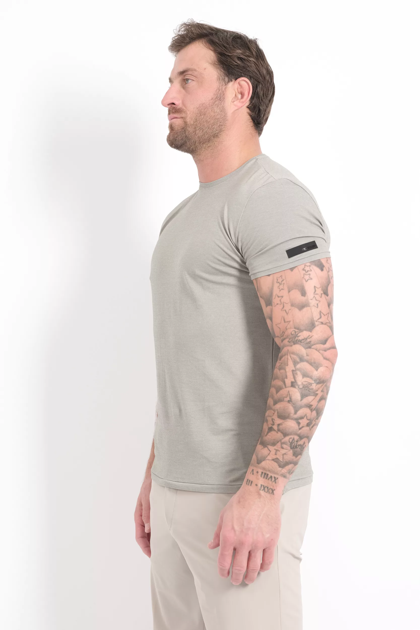 TEE-SHIRT ROBERTO RICCI DESIGN VERT AMANDE 26221-27