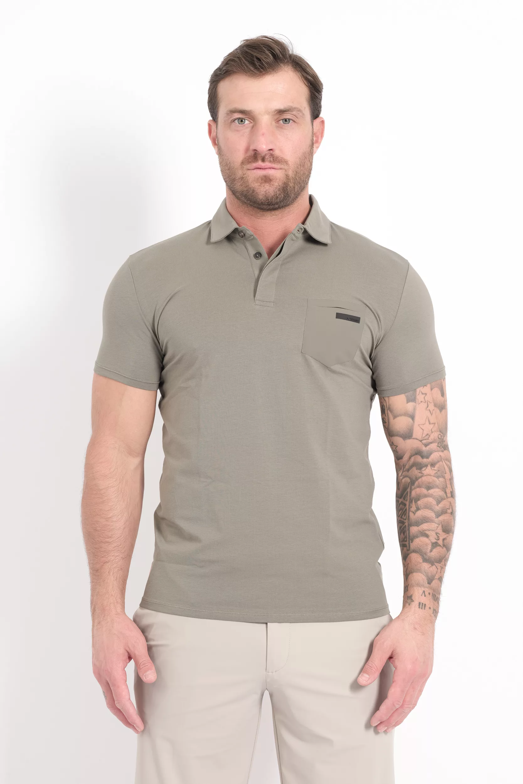 POLO ROBERTO RICCI DESIGN VERT AMANDE 26201-27