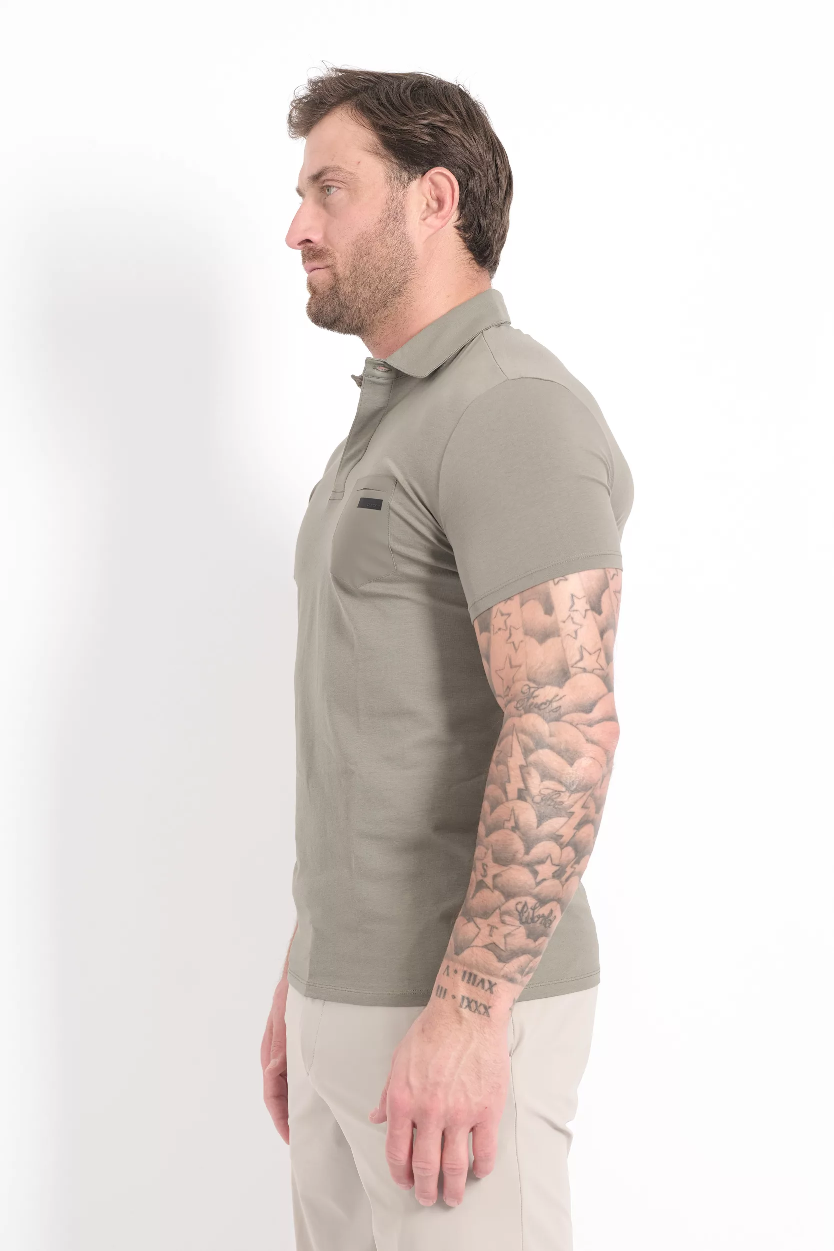 POLO ROBERTO RICCI DESIGN VERT AMANDE 26201-27
