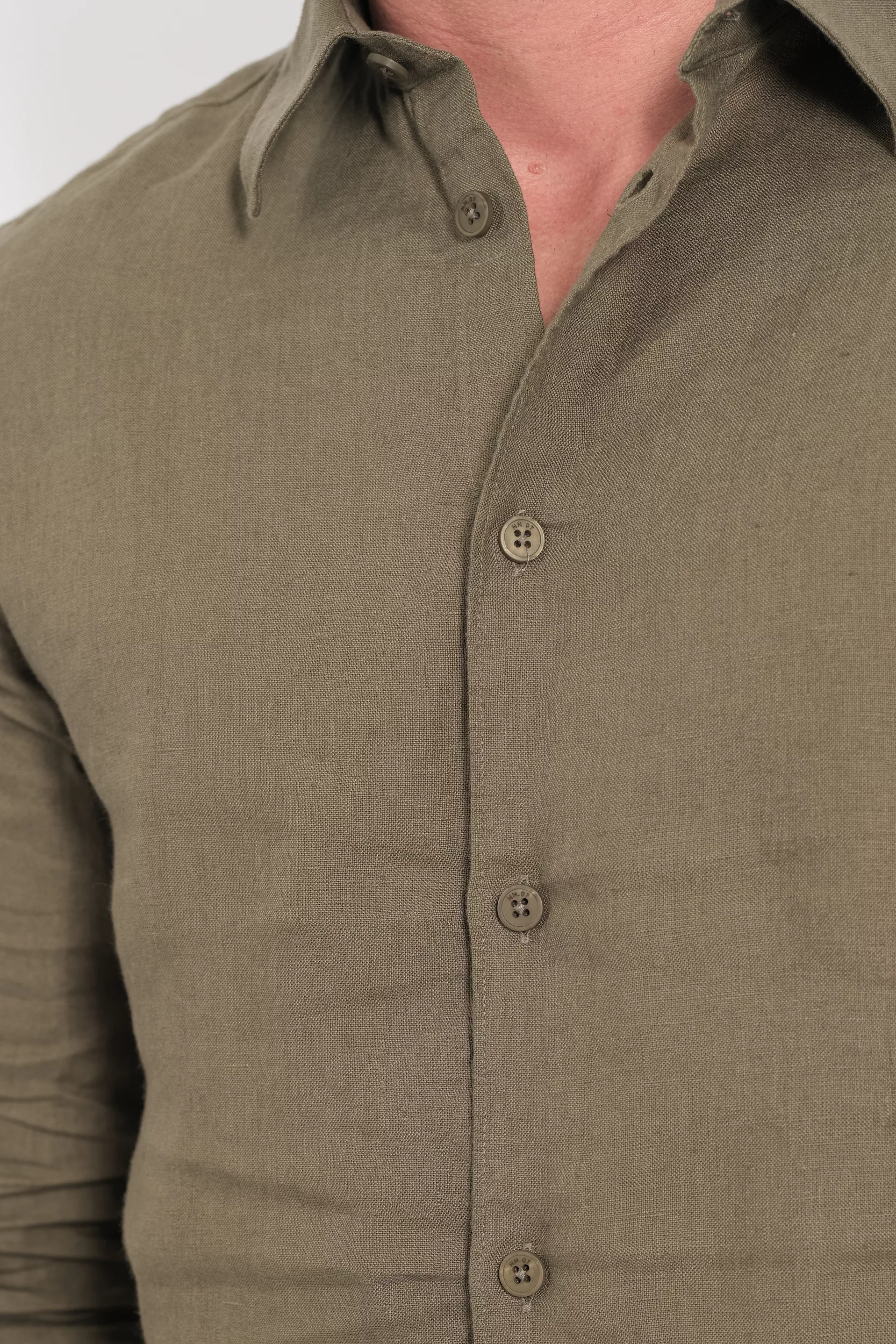 CHEMISE NN07 KAKI ENZOSHIRT-343