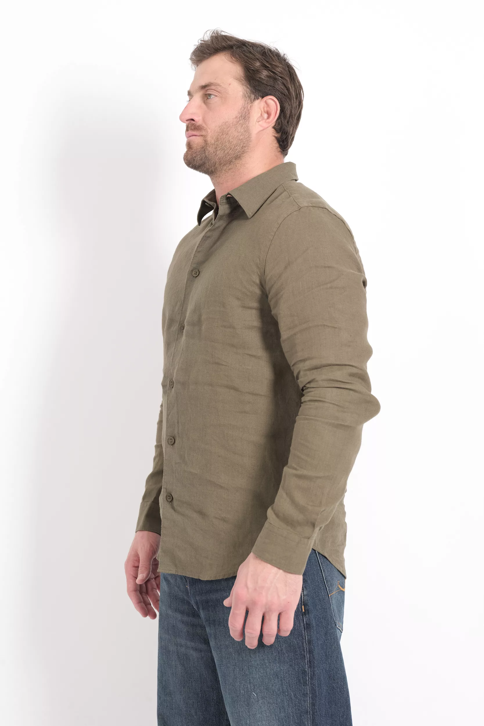 CHEMISE NN07 KAKI ENZOSHIRT-343