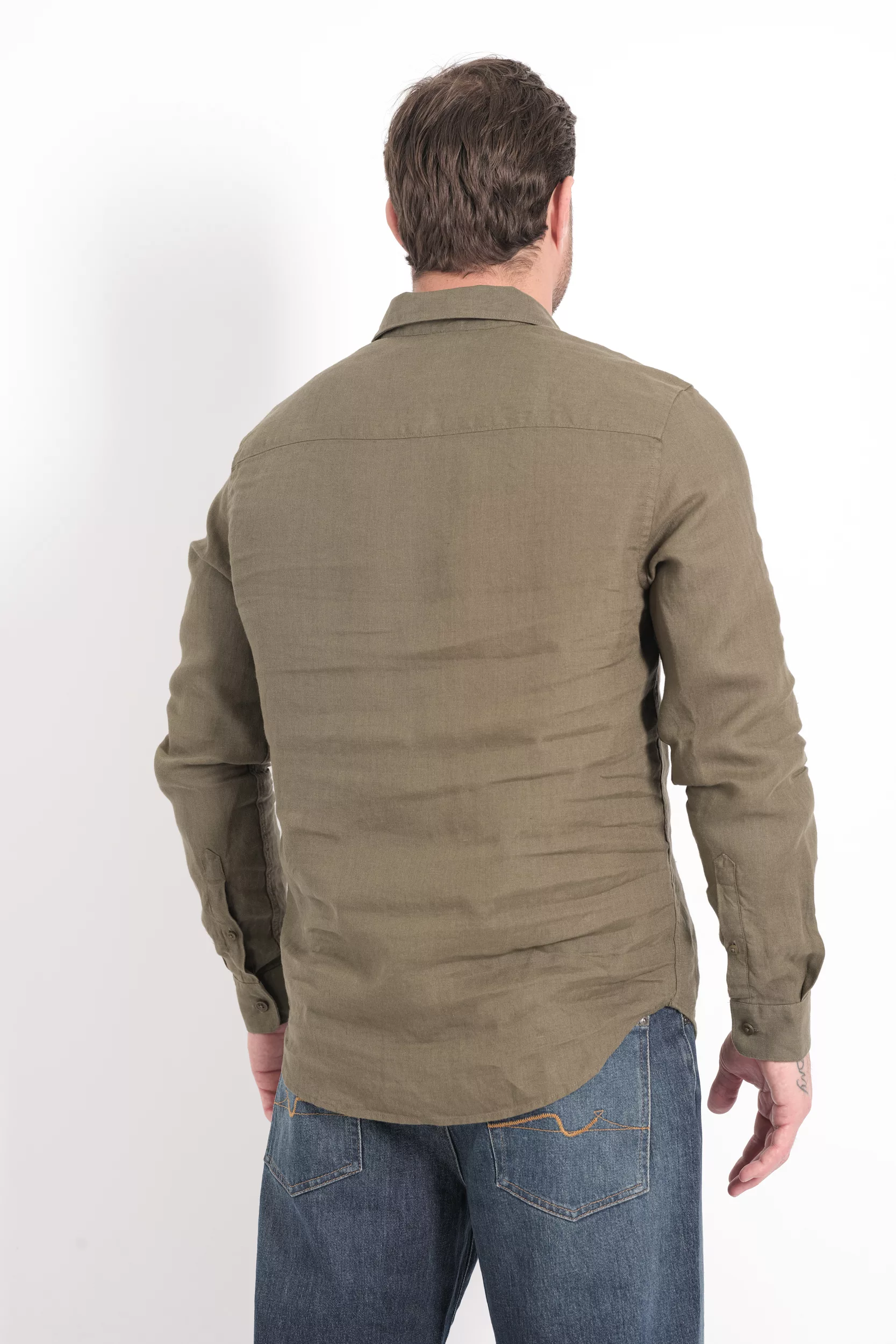 CHEMISE NN07 KAKI ENZOSHIRT-343