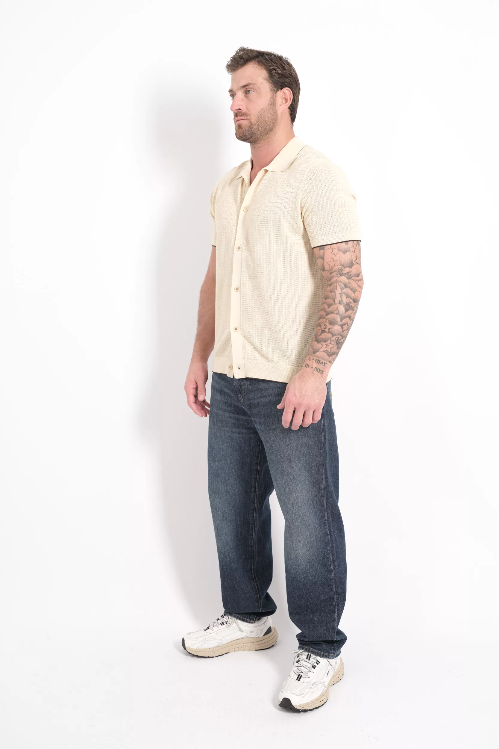 POLO NN07 ECRU NALO POLO-016