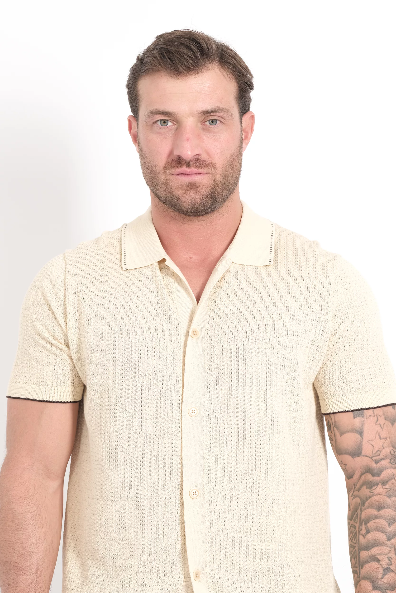 POLO NN07 ECRU NALO POLO-016