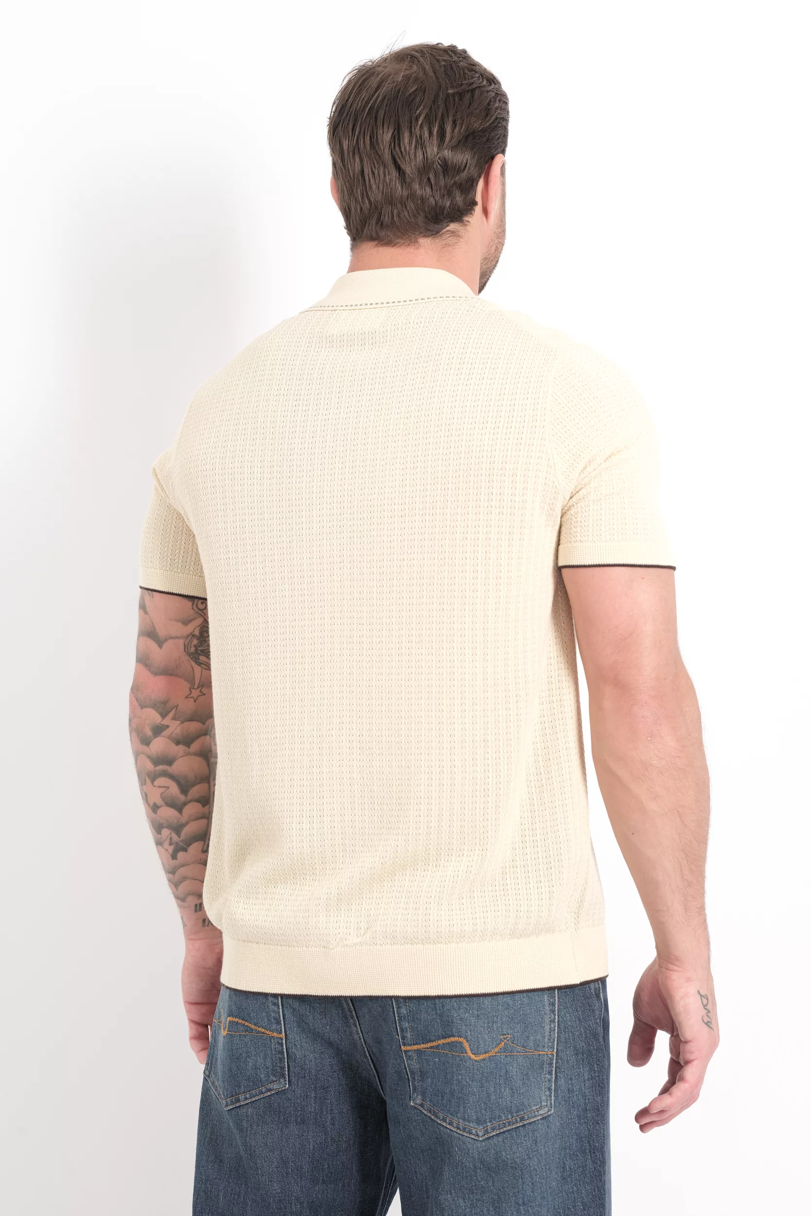 POLO NN07 ECRU NALO POLO-016