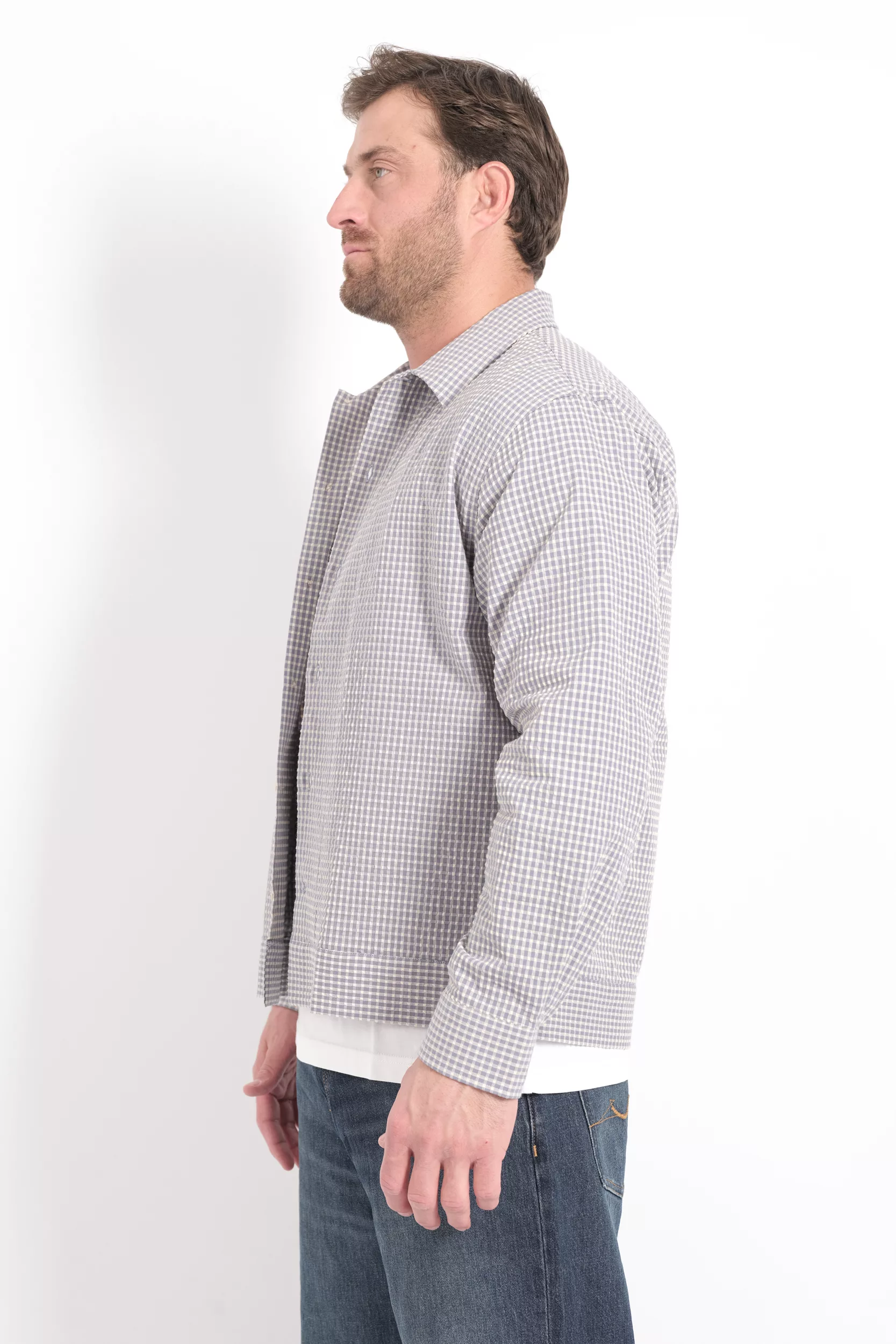 CHEMISE NN07 BLEUE REED-286