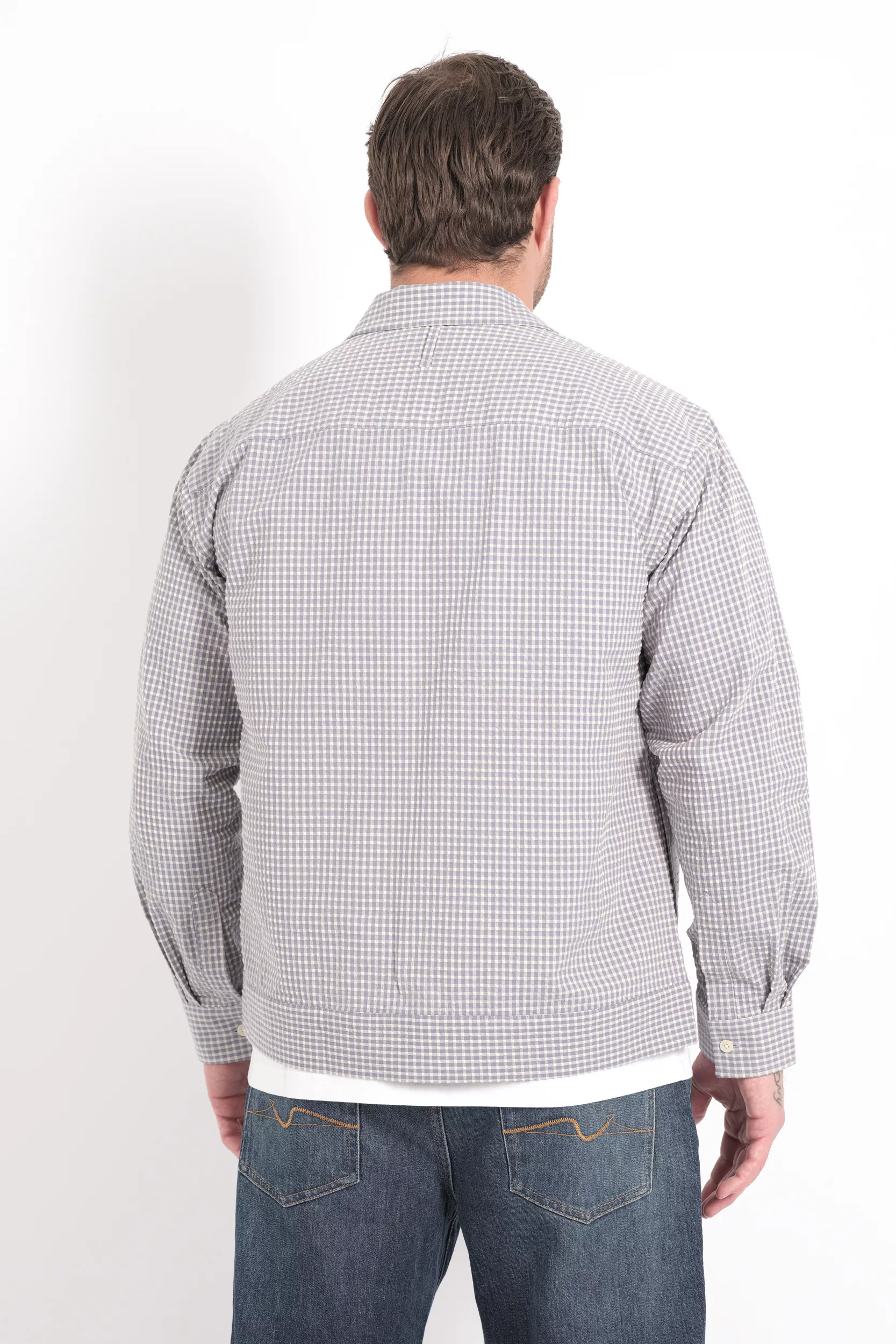 CHEMISE NN07 BLEUE REED-286