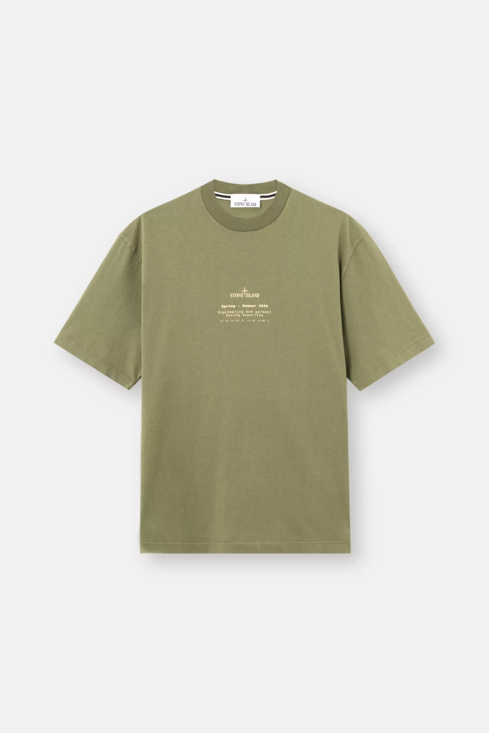 TEE-SHIRT STONE ISLAND KAKI L1S152100001-S0285-V005G