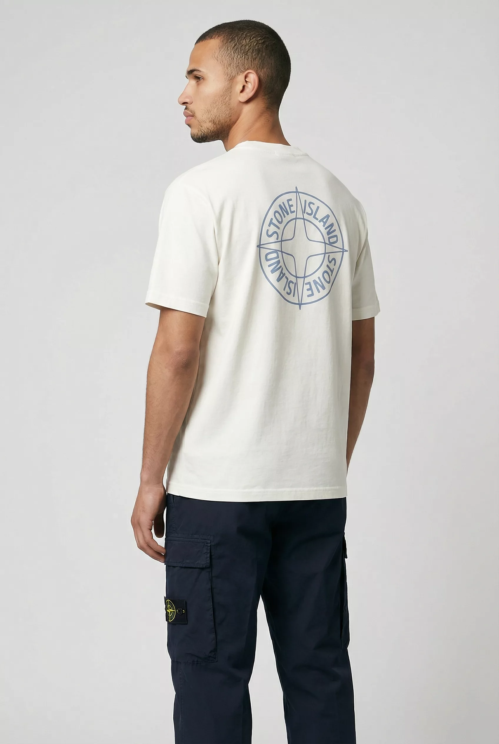 TEE-SHIRT STONE ISLAND ECRU L15S152100001-S0284-V0093