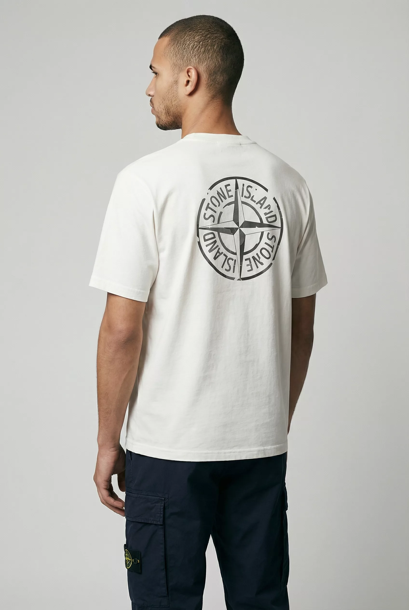 TEE-SHIRT STONE ISLAND ECRU L15S152100001-S0E14-V0093
