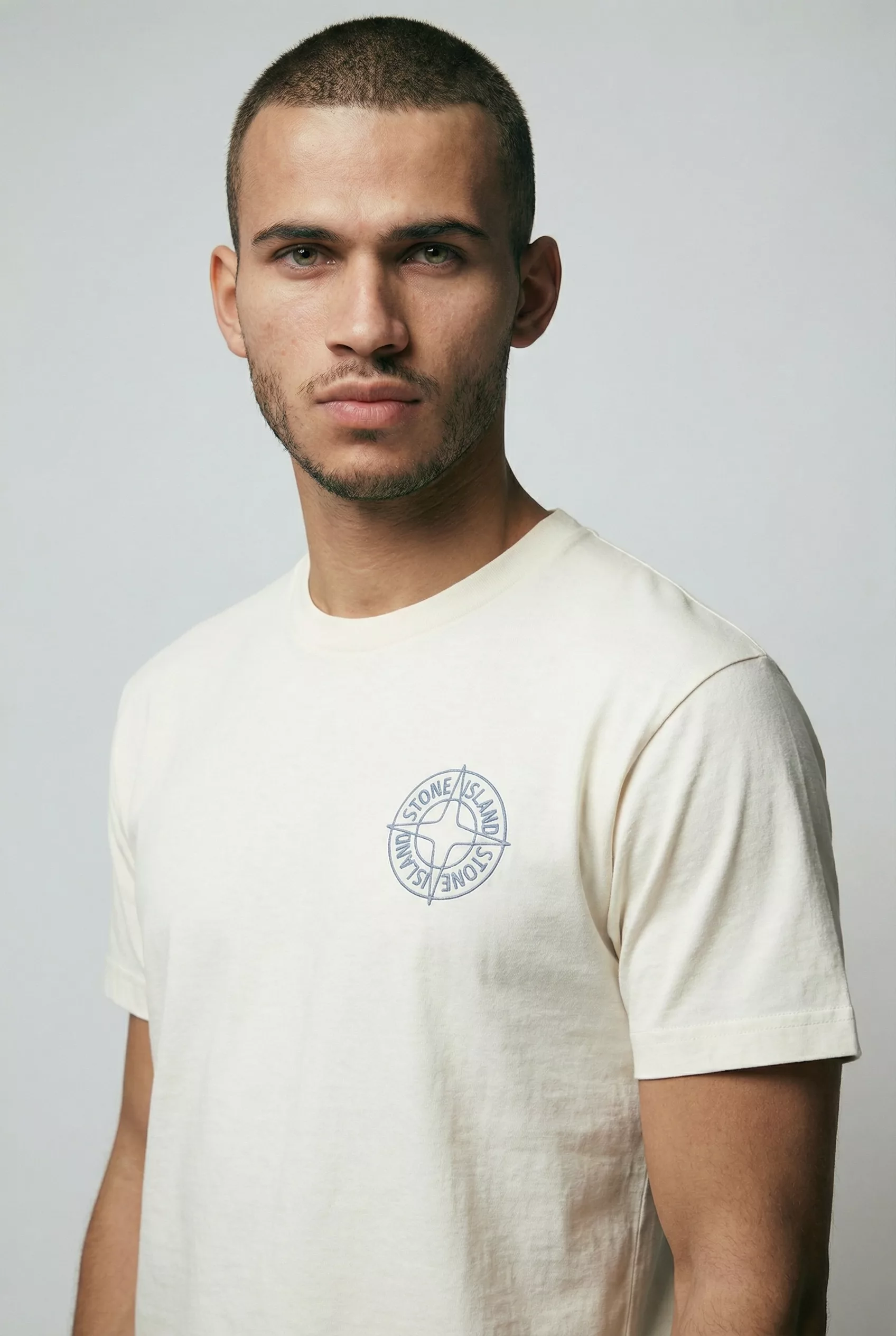 TEE-SHIRT STONE ISLAND ECRU L15S152100001-S0284-V0093