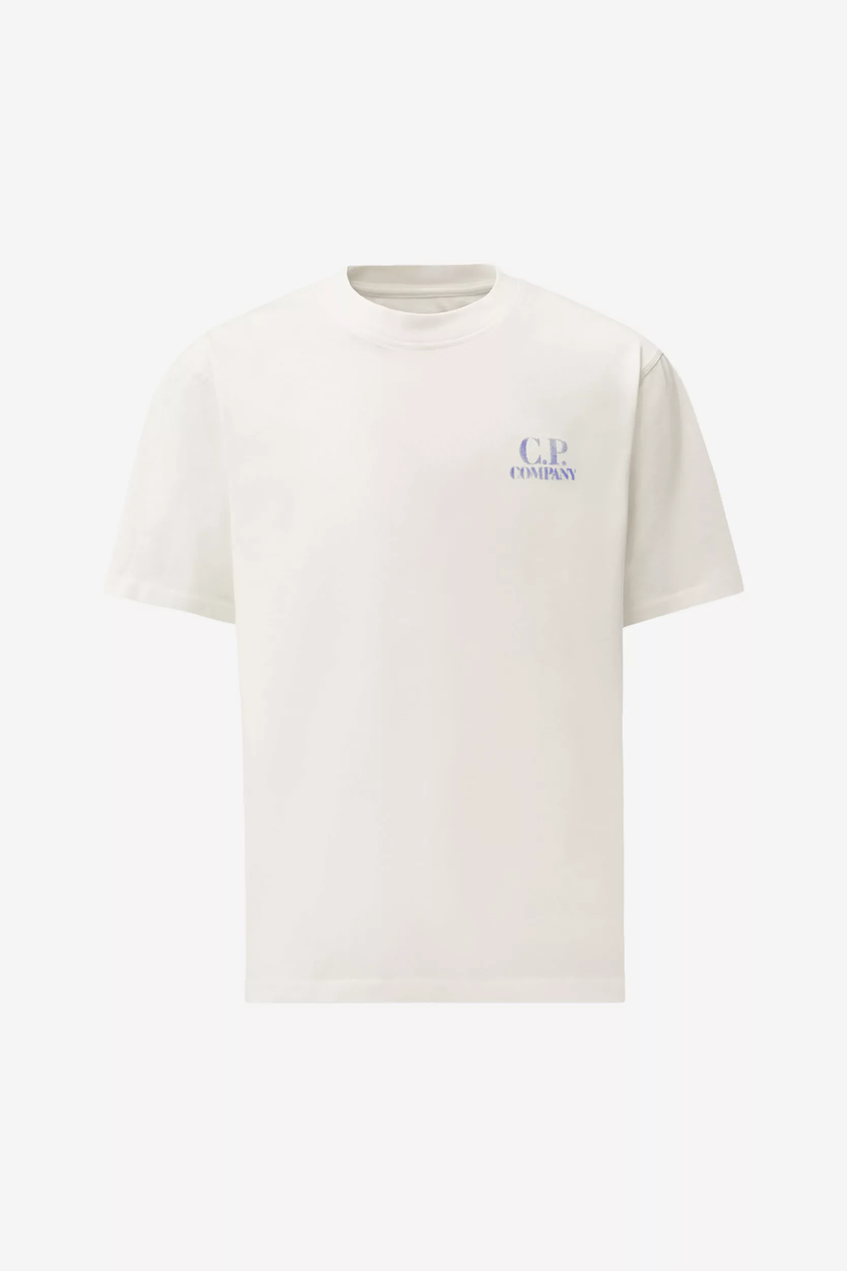 TEE-SHIRT CP COMPANY BLANC S143A-103