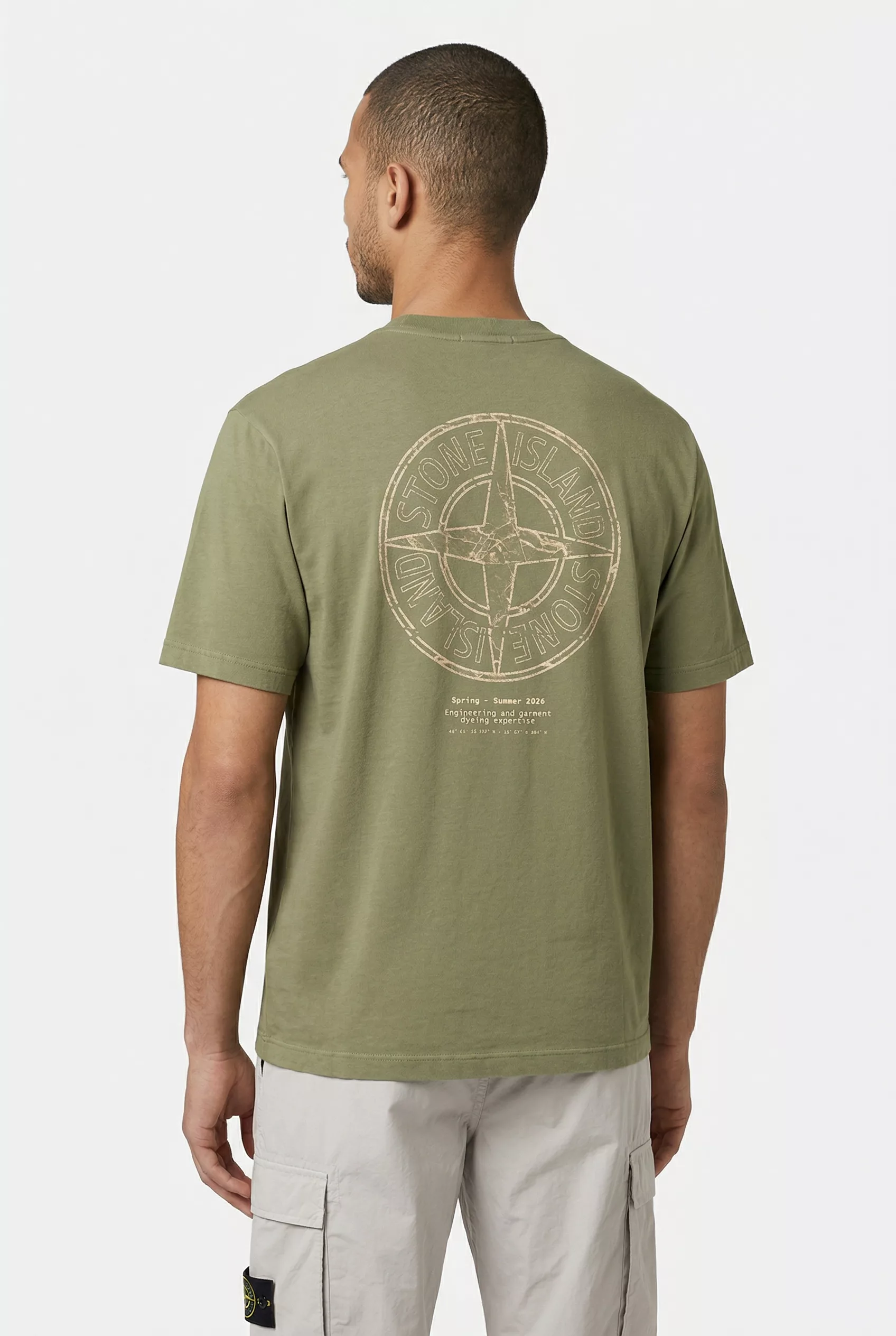 TEE-SHIRT STONE ISLAND KAKI L1S152100001-S0285-V005G