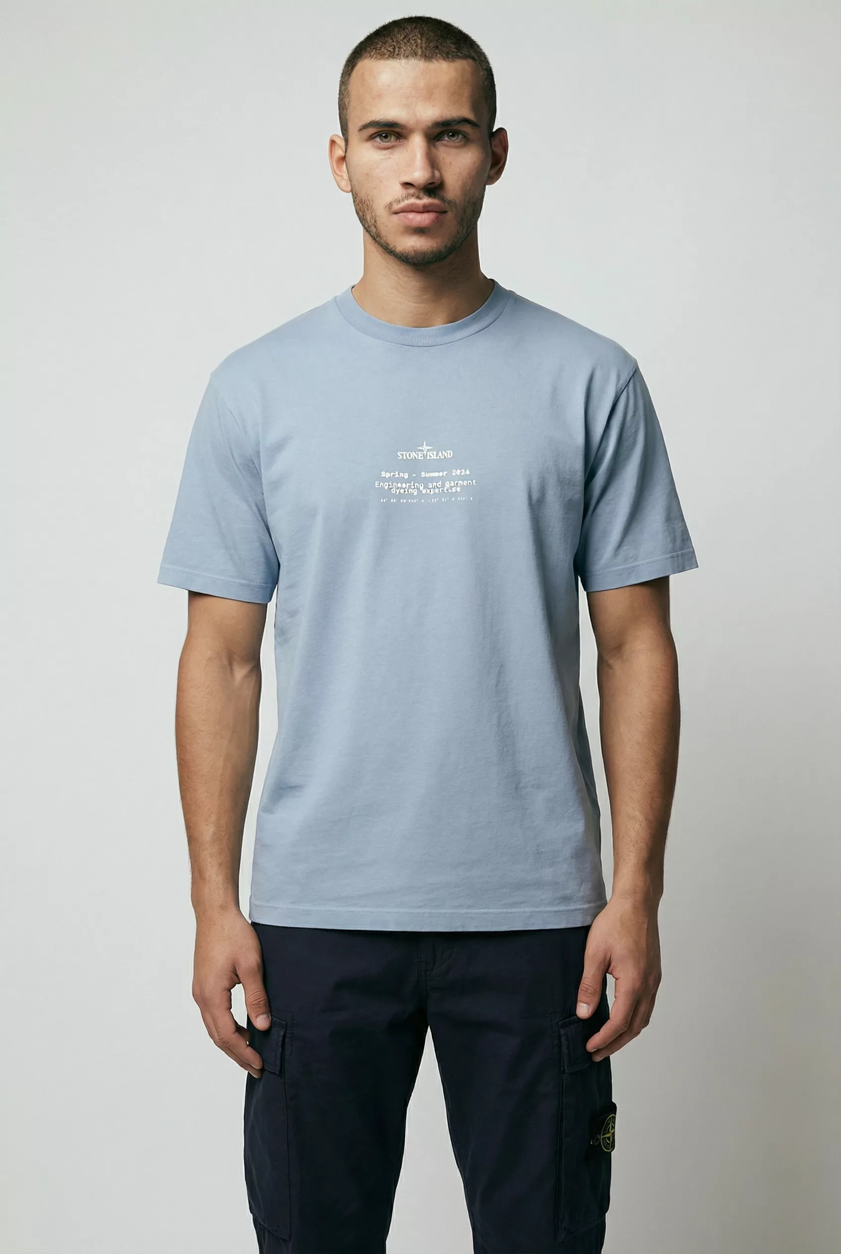 TEE-SHIRT STONE ISLAND BLEU L1S152100001-S0285-V0024