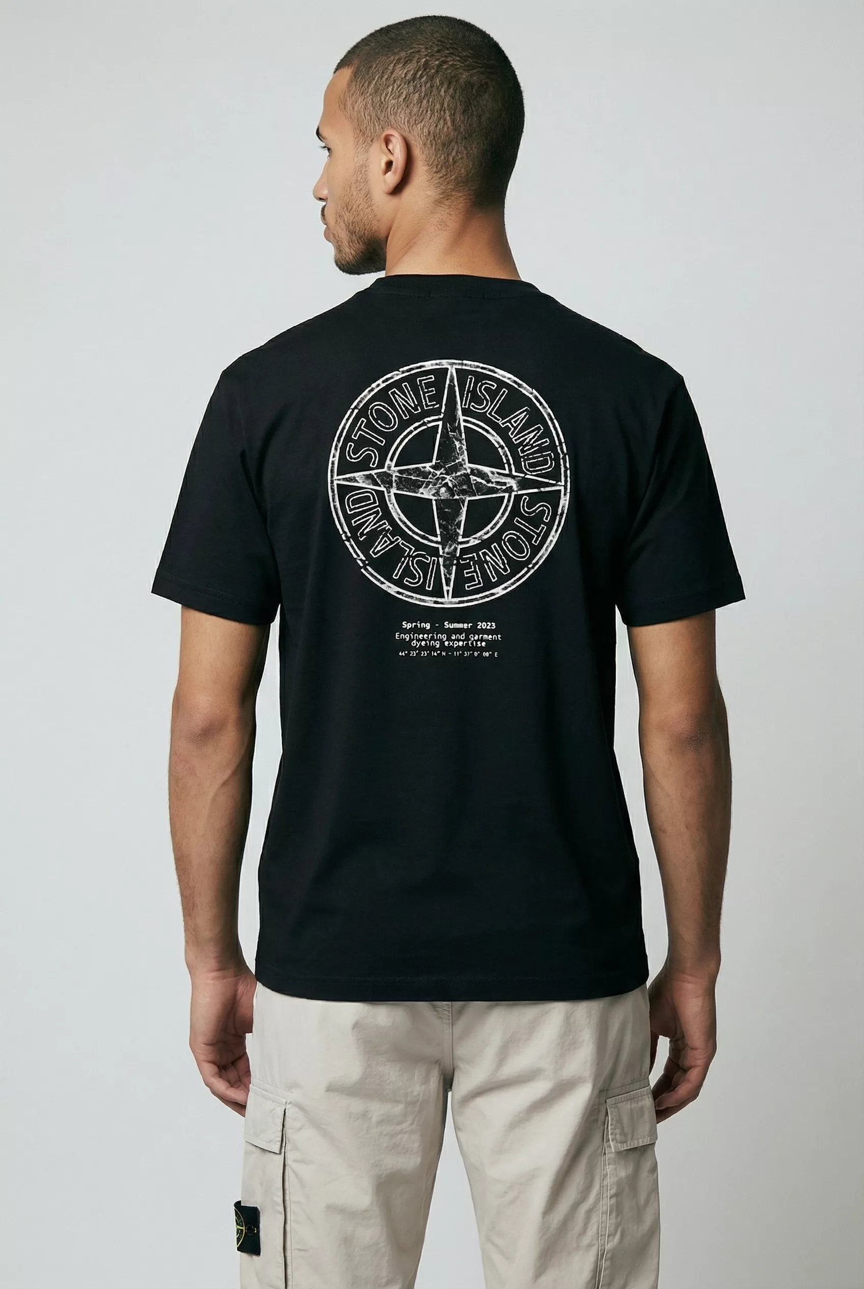 TEE-SHIRT STONE ISLAND NOIR L1S15210001-S0285-V0029