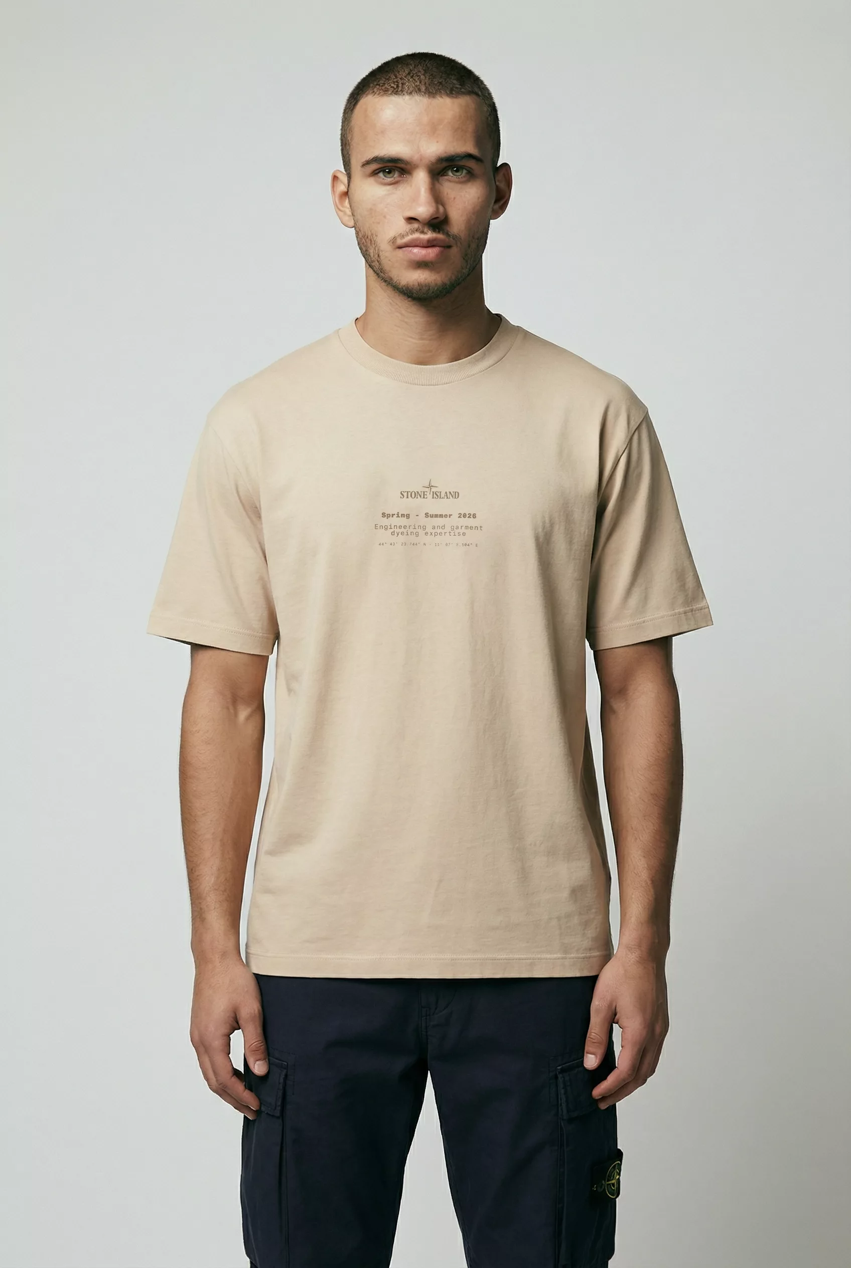 TEE-SHIRT STONE ISLAND BEIGE L1S152100001-S0285-V009A