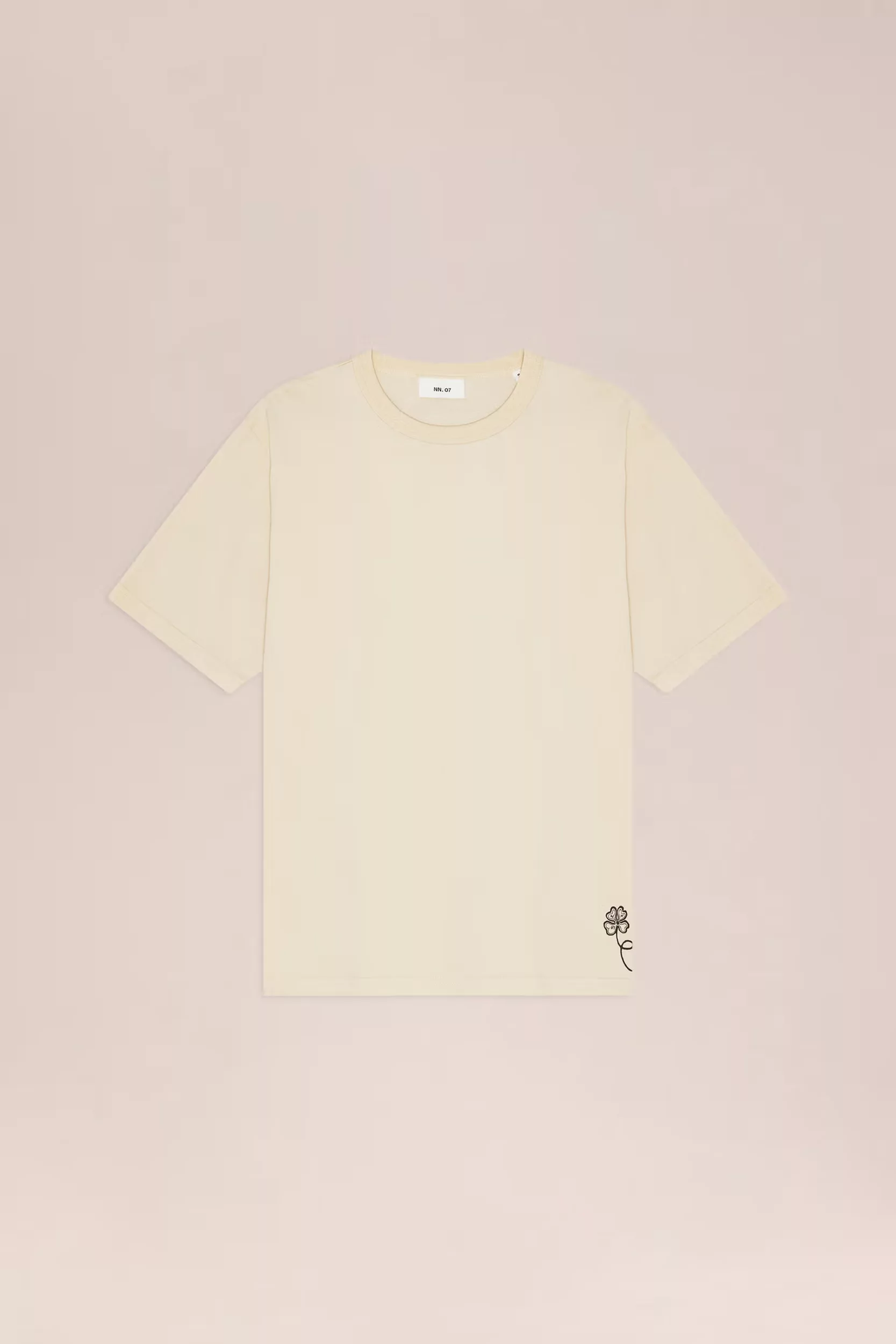 T-SHIRT ECRU A TREFLE NN.07 JETT SS-016