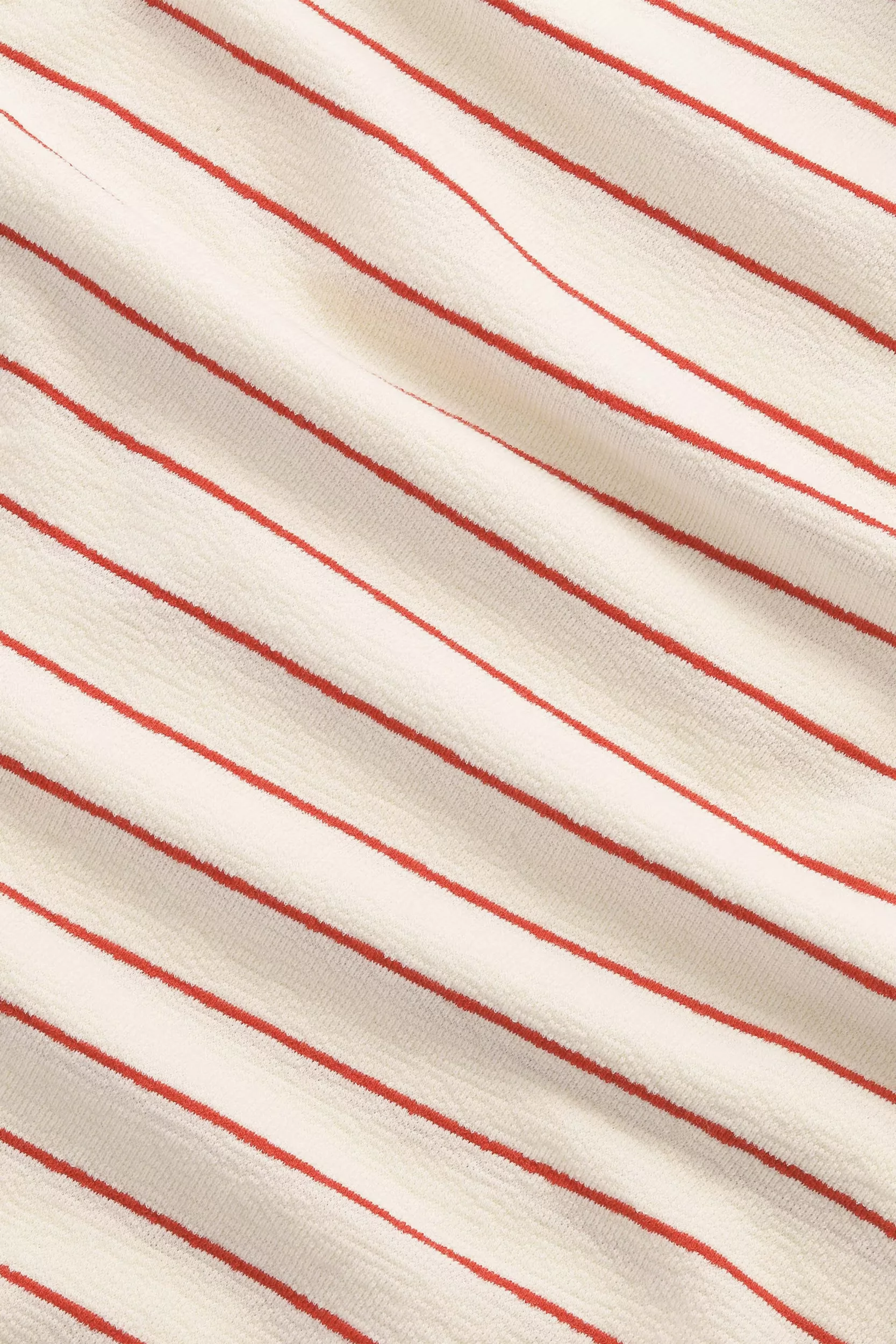 TSHIRT EN COTON ECRU A RAYURES ROUGES NN.07 PEDRO SS-588