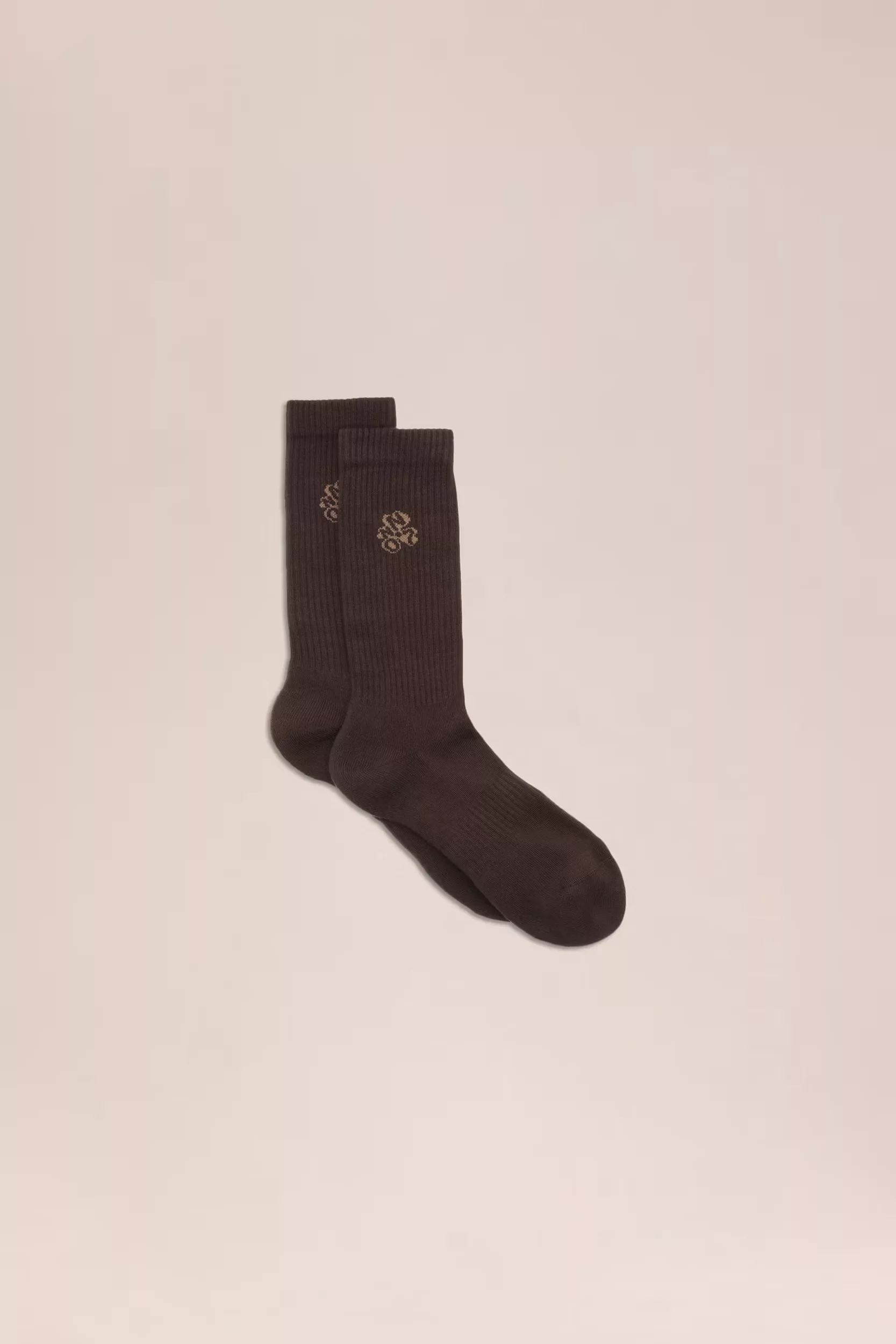 CHAUSSETTE MARRON A TREFLE NN.07 TENNIS SO-826
