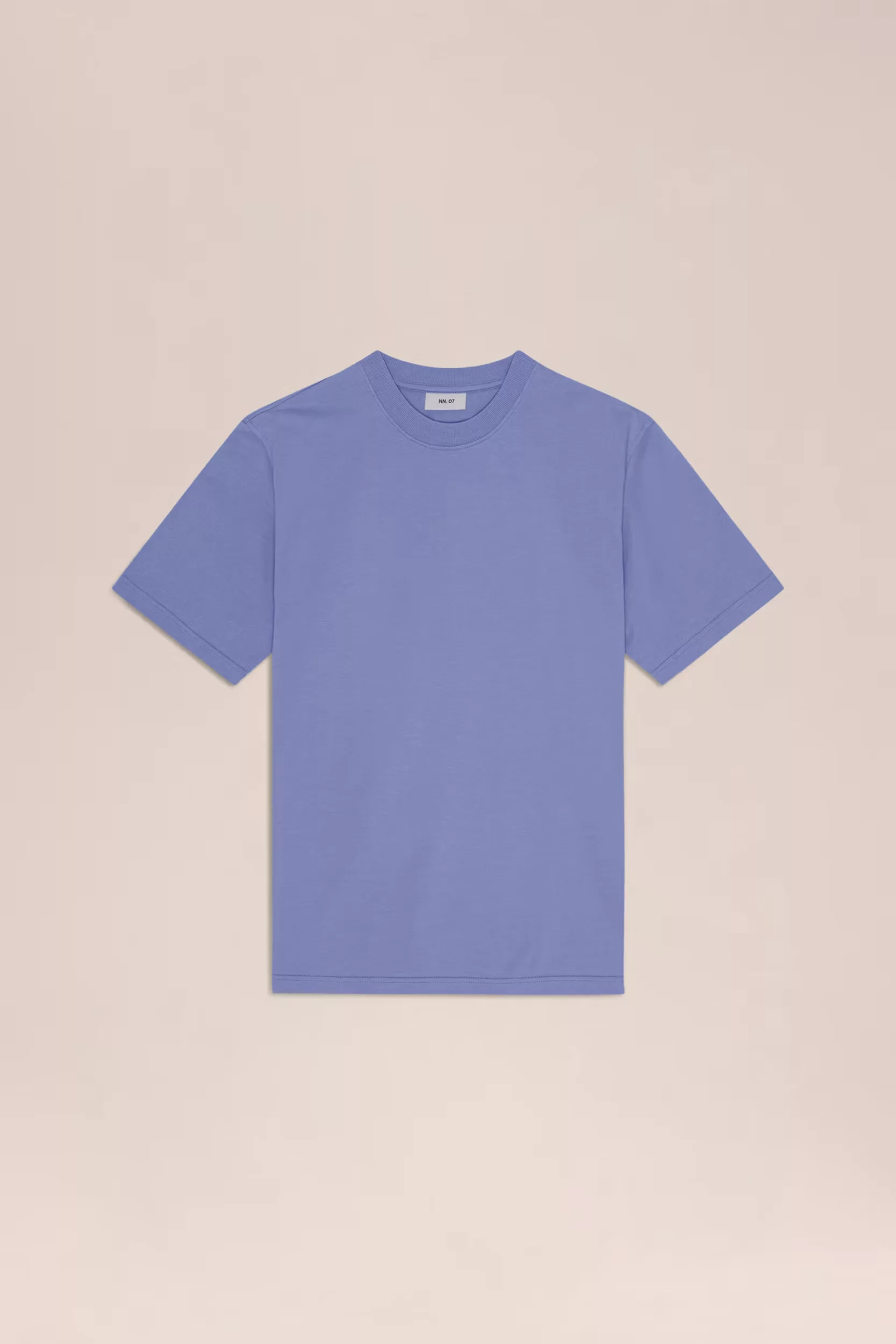 T-SHIRT EN COTON BLEU ORAGE NN.07 ADAM-286